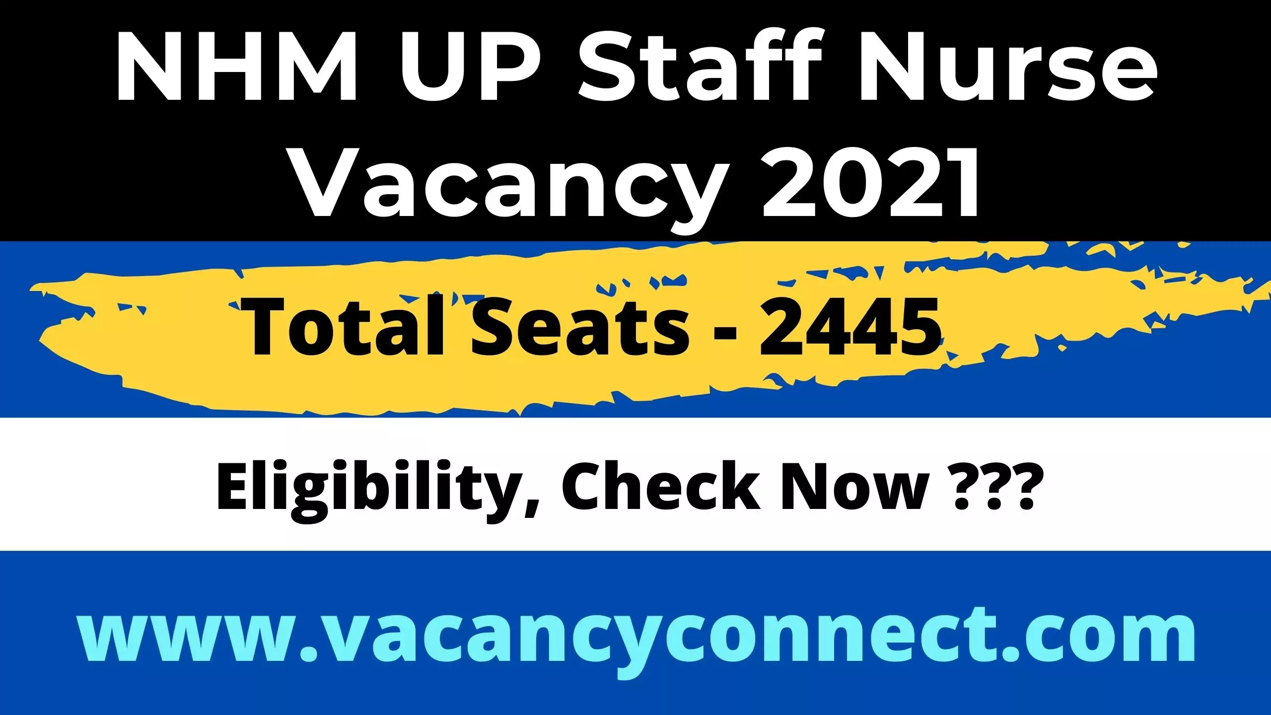NHM UP Staff Nurse Vacancy 2021