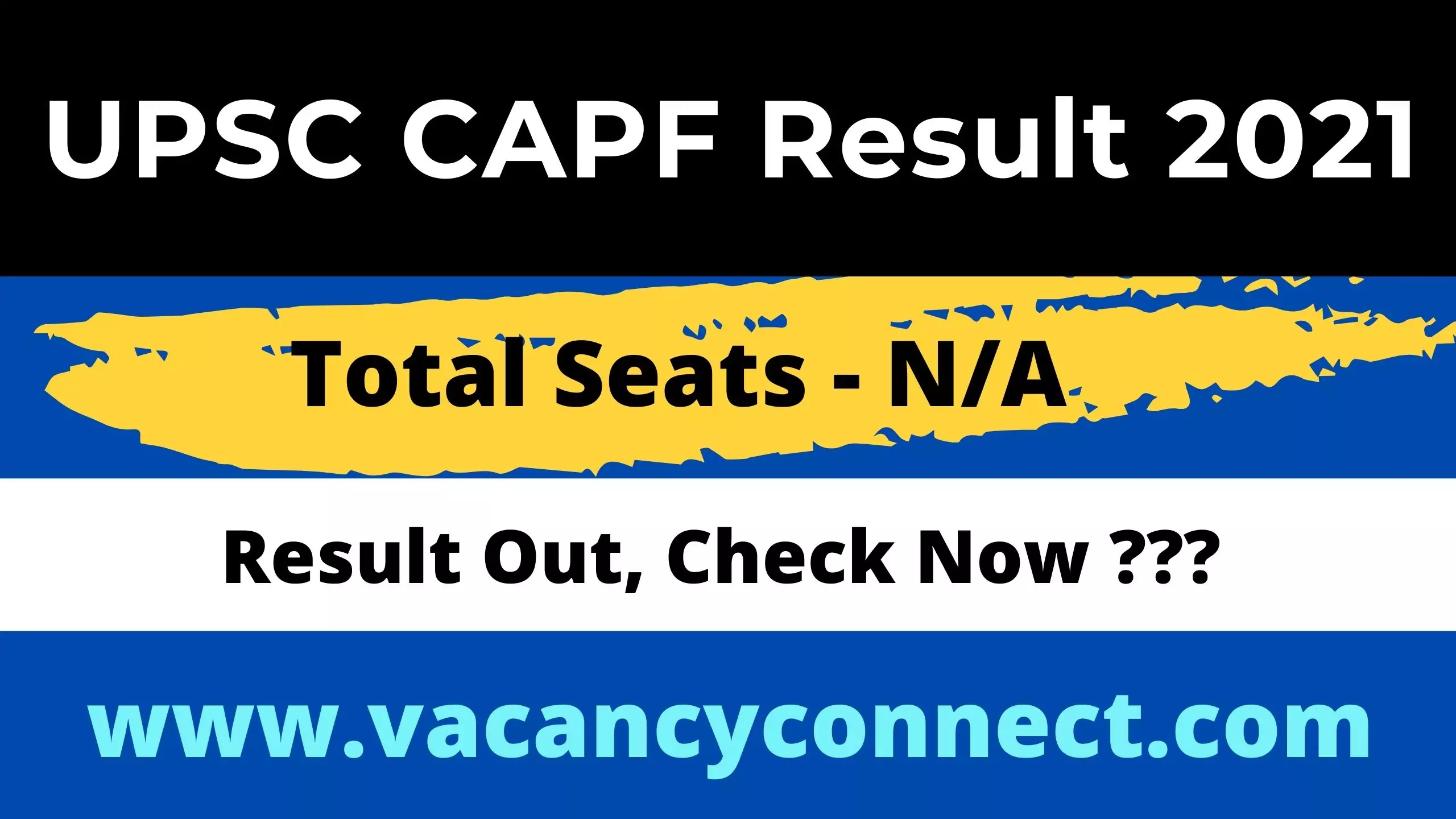 UPSC CAPF Result 2021