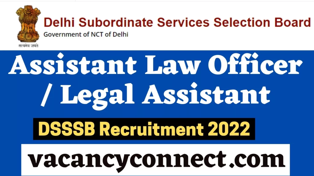 DSSSB Assistant Law Officer / Legal Assistant