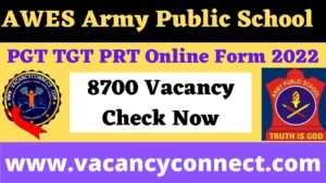 AWES 8700 PGT TGT PRT Recruitment 2022