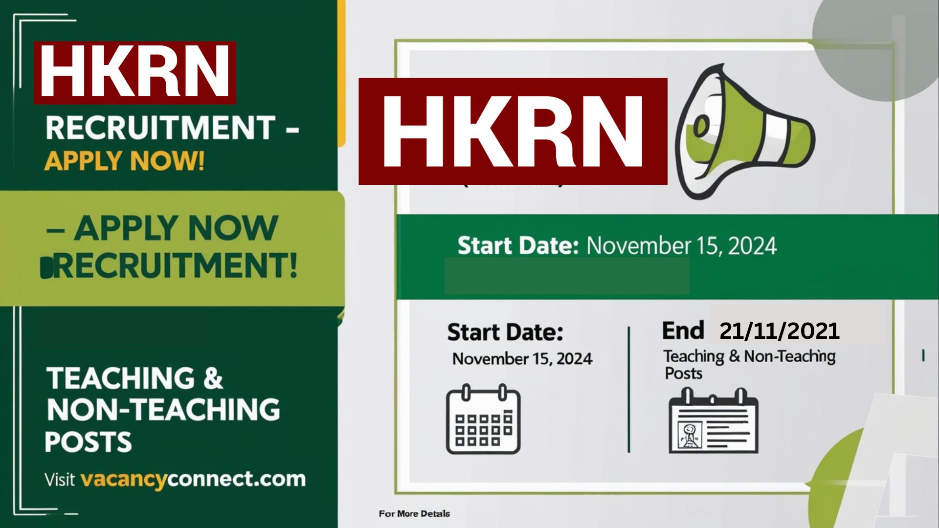 HKRN Various Vacancy Online Form 2024