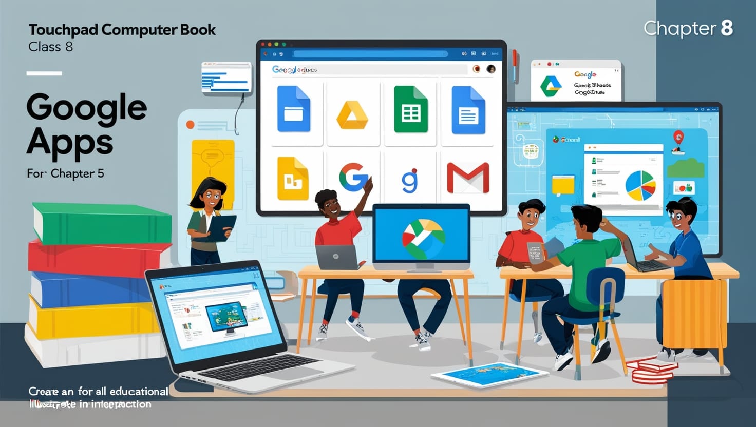 Touchpad Computer Book Class 8 Ch 5 Solution