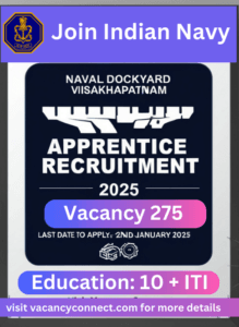 Naval Dockyard Apprentice Recruitment 2025