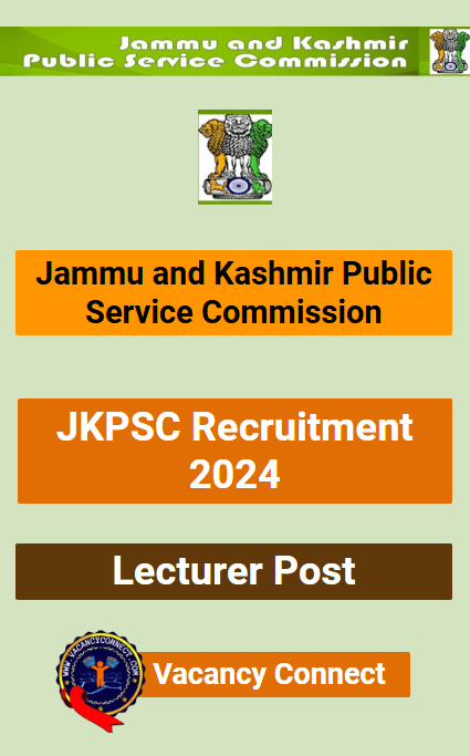 JKPSC Lecturer Vacancy 2024