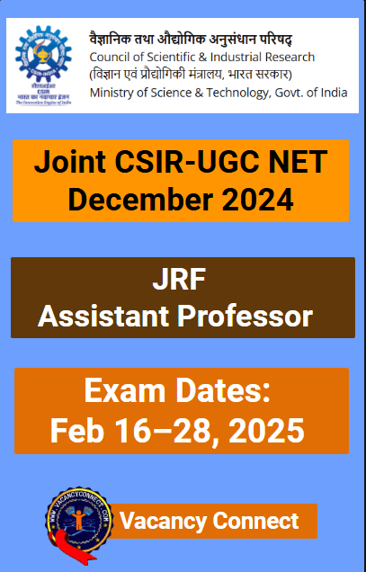 Joint CSIR-UGC NET December 2024