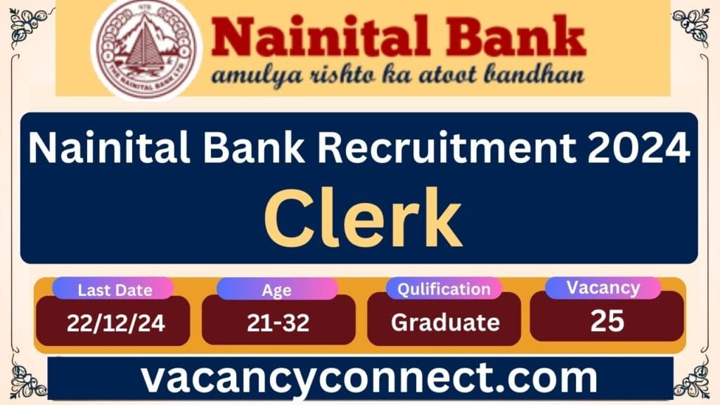 Nainital Bank Clerk Recruitment 2024