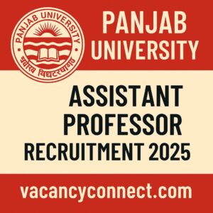 Panjab University Assistant Professor Recruitment 2025