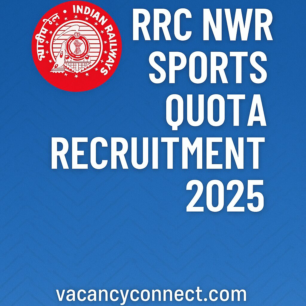 RRC NWR Sports Quota Recruitment 2025