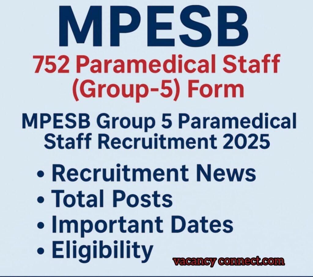 MPESB Group 5 Paramedical Staff Recruitment