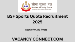 BSF Sports Quota Recruitment 2025