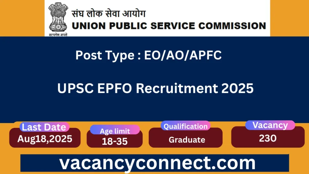UPSC EPFO REcruitment