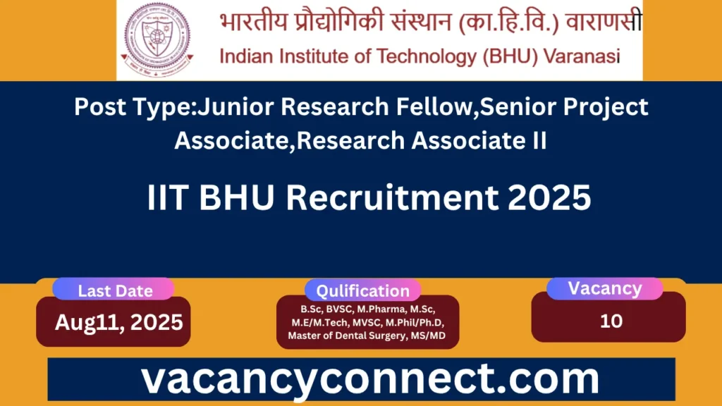 IIT BHU Recruitment 2025