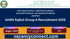AIIMS Rajkot Group A Recruitment 2025