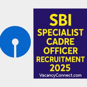 SBI Specialist Cadre Officer Recruitment 2025