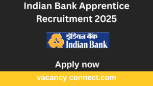 Indian Bank Apprentice Recruitment 2025