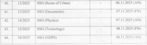 HPSC Revised Exam Calendar 2025