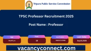 TPSC Professor Recruitment 2025