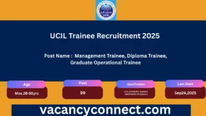 UCIL Trainee Recruitment 2025
