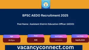 BPSC AEDO Recruitment 2025