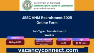 JSSC ANM Recruitment 2025
