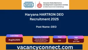 HARTRON DEO Recruitment 2025