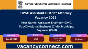 HPSC Assistant District Attorney vacancy 2025