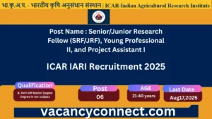 ICAR IARI Recruitment 2025