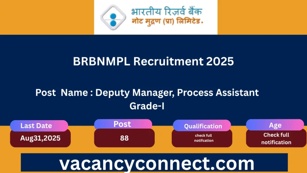 BRBNMPL Recruitment 2025
