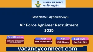 Air Force Agniveer Recruitment 2025
