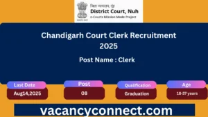 Chandigarh Court Clerk Recruitment 2025