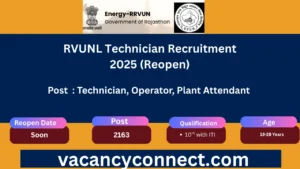 RVUNL Technician Recruitment 2025