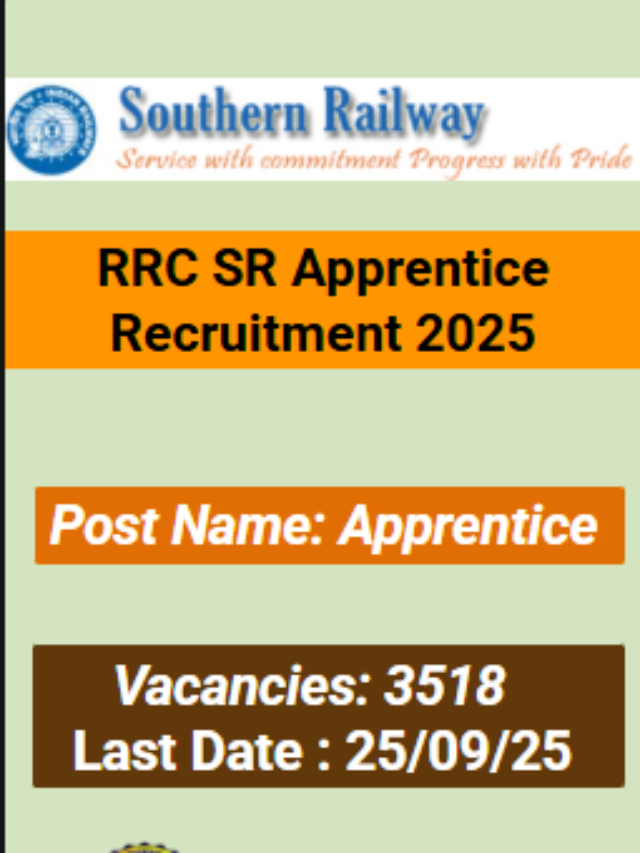 RRC SR Apprentice Recruitment 2025