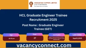 HCL Graduate Engineer Trainee Recruitment 2025