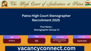 Patna High Court Stenographer Recruitment 2025