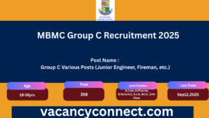 MBMC Group C Recruitment 2025