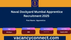 Naval Dockyard Mumbai Apprentice Recruitment 2025