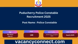 Puducherry Police Constable Recruitment 2025