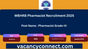 WBHRB Pharmacist Recruitment 2025