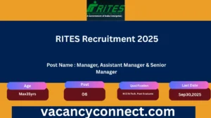 RITES Recruitment 2025