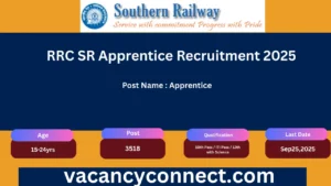 RRC SR Apprentice Recruitment 2025